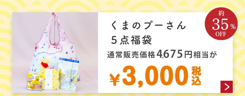 くまのプーさん5点福袋3,000円