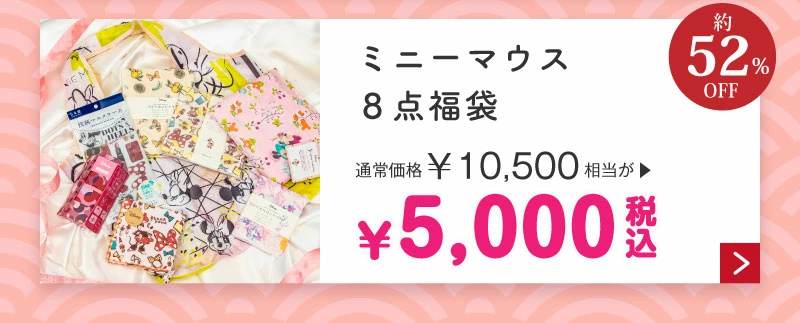 ミニーマウス8点福袋5,000円