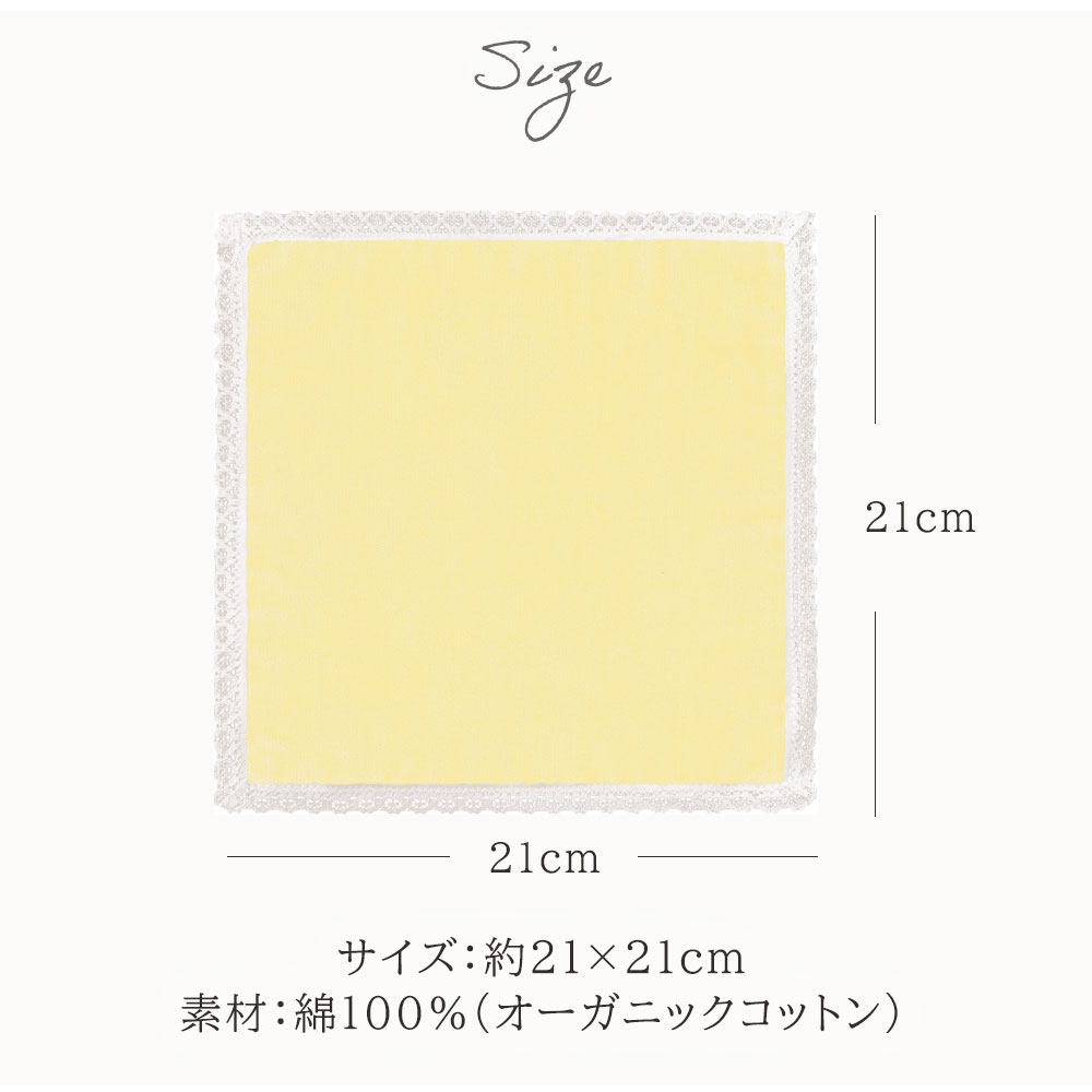 今治タオルレースハンカチサイズ